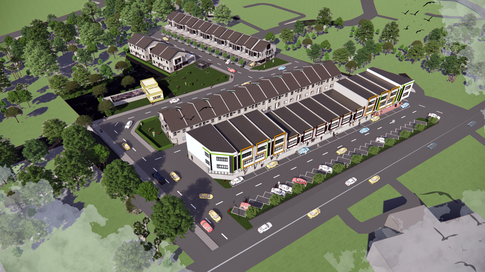 WANGDENG MARKETING TAMAN ULU MELAKA INDAH BIRD EYE VIEW SITE PLAN REV